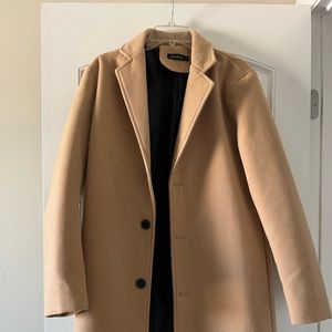 Beninos Mens Trench Coat Slim Large Fit Notched Collar Overco